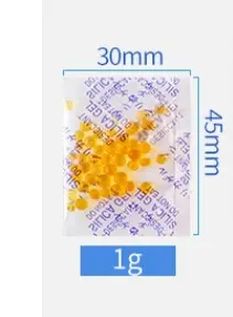 Cobalt-Free Color-Changing Orange Silica Gel Desiccant for Nuts and Pet Food - 7