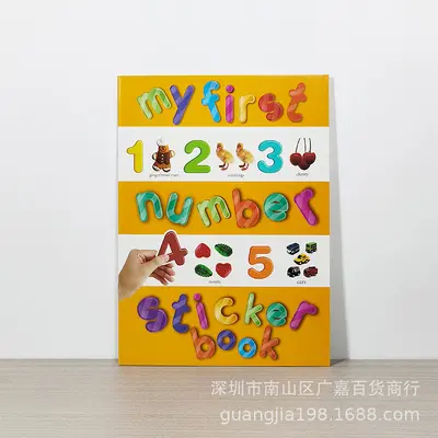 英文启蒙认知贴纸书幼儿园宝宝书籍3-6-8岁早教儿童益智厂家批发 - 7