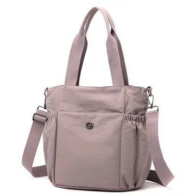 Lightweight Nylon Women's Shoulder Bag, Large Capacity Daily Use - 7