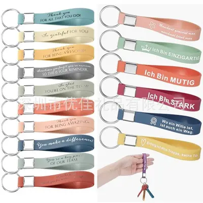 Silicone Bracelet and Keychain, Rubber Bracelet Jewelry