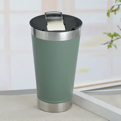 Edelstahl-Isolierflasche mit Flaschenöffner, Auto-Becher - 10