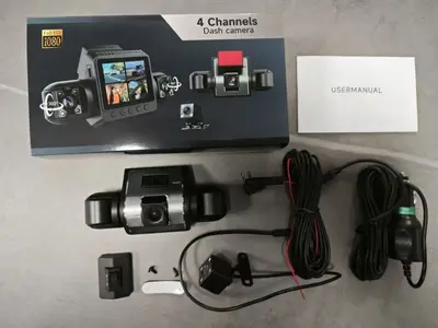 Dash cam 4-lens, 1080P HD, night vision, WiFi - 7