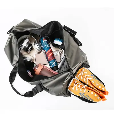 Large Capacity Sports Travel Bag with Dry and Wet Compartment, Crossbody