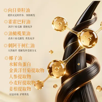 Luodai Shi Fas argan saç bakım yağı, anti-frizz yumuşatıcı - 4