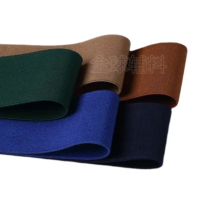 Colored High-Elastic Rubber Band, Nylon Textured Waistband Elastic for Pants and Skirts - 6