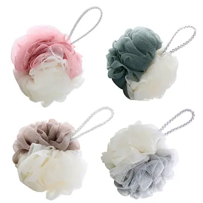 Two-Color Large Bath Ball, Foaming Shower Sponge Ball - 7