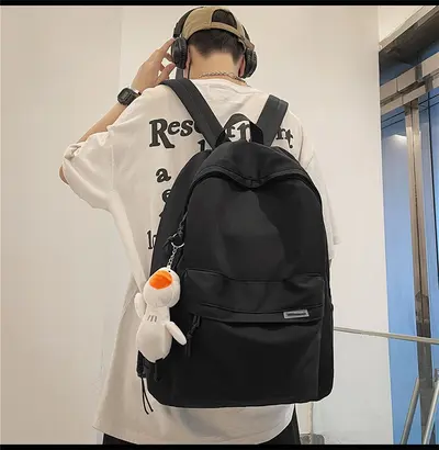 Rucksack einfacher großer Kapazität Reiserucksack Damen bequem Japanischer Mittelschüler Oberschüler Schulrucksack - 9