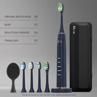 V6 sonic electric toothbrush with soft bristles and long battery life - 10