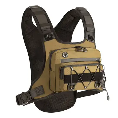 Outdoor-Sport-Fahrradrucksack multifunktional Wandern Bergsteigen Weste leicht Taktik Rucksack Gelände Brustbeutel - 10