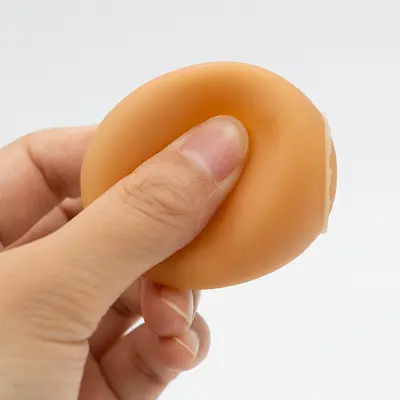 Vinyl Squeaky Simulated Egg Dog Toy, Small Breeds - 4