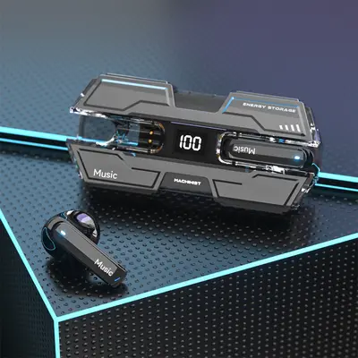 TWS-Bluetooth-Ohrhörer 5.3 niedrige Latenz Gaming Digital-Display - 7