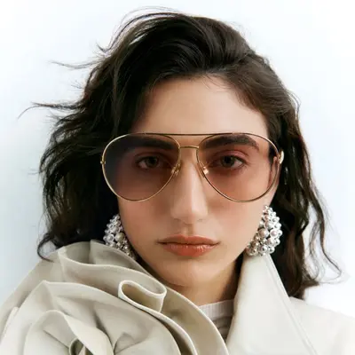 Avrupa Amerika Moda Yeni Model Retro Çift Köprülü Güneş Gözlüğü Büyük Çerçeveli Kurbağa Aynası Sardalya Bacak Güneş Gözlüğü İnternet Ünlüsü Trend Gözlük