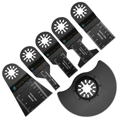 6-teiliges Mischset Multitool-Sägeblätter für Oszillierwerkzeuge