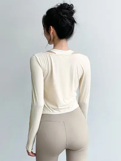 Damen-Yogaset Herbst, Langarm, Modell 2025 - 4