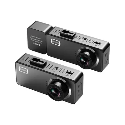 Çift ön ve arka kayıtlı, yüksek çözünürlüklü 1080P gece görüşlü, araç içi DVR'lı, park izleme özellikli, sınır ötesi model 3 yönlü araç kamerası.