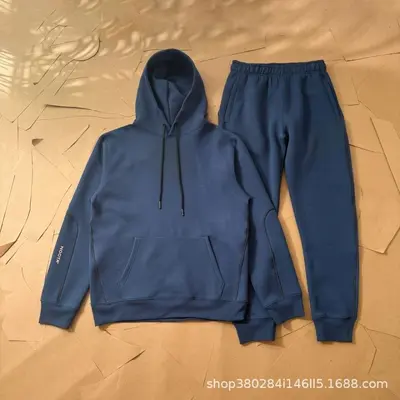 Kapüşonlu sweatshirt takımı yansıtıcı şerit - 12