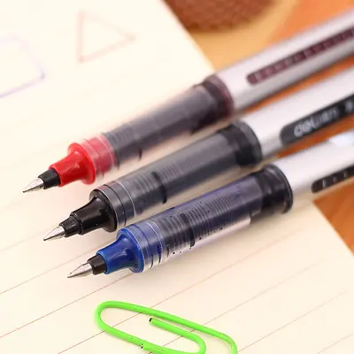 Deli S656 Rollerball Gel Pen, 0.5 mm, Water-Based Ink