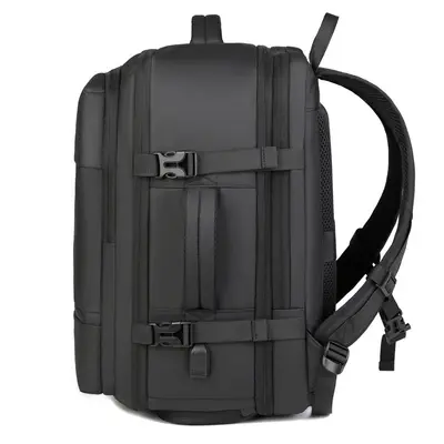 Men's Business Backpack Expandable Large Capacity with Shoe Compartment for Boarding - 4
