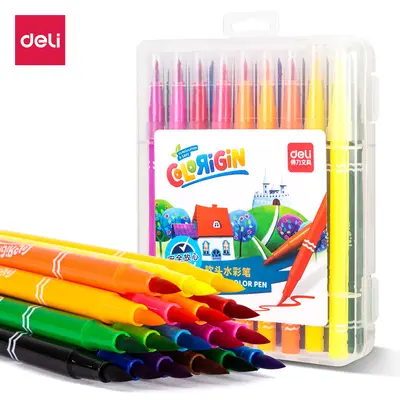 Deli suluboya kalemleri, 24/36 renk, yıkanabilir - 8