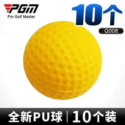 Golfbälle 10er Set, Schwamm-Trainingsbälle