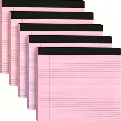 A4 6-Color Tear-Off Ruled Notepad, Portable Planning Notebook - 7