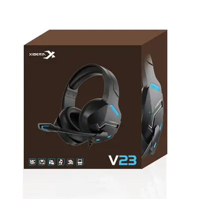 Siberia V23 Gaming Headset, 7.1 USB, Light-Up, Heavy Bass, Over-Ear