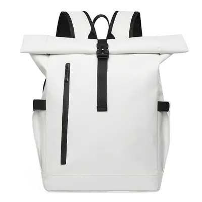 Men's Roll-Top Waterproof Laptop Backpack, Large Capacity - 6