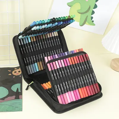 Aquarellstift-Set, 120 Farben, doppelseitig - 12