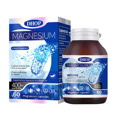 Magnesium Supplement Hard Capsules, 60 Capsules