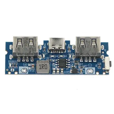 Tip-c şarj portu çift usb güç bankası güç kartı güçlendirme modülü 2.4A güç kaynağı DIY anakart 5V hızlı şarj - 6