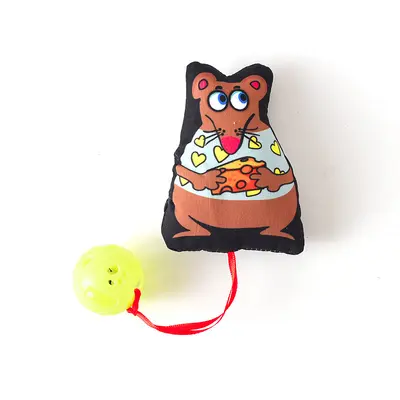 Katzenspielzeug Maus mit Glöckchen, Training - 7