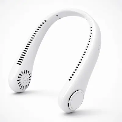 Asılı boyun fanı usb şarjlı tembel yapraksız sessiz rüzgar enerjili büyük sınır ötesi dış mekan mini küçük portatif fan - 7