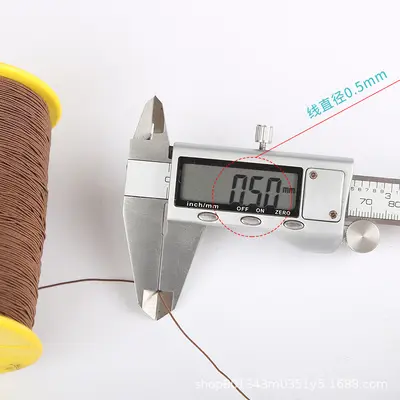 Ultra ince elastik şerit 0,5 mm, renkli, dikiş makinesi alt iplik - 5