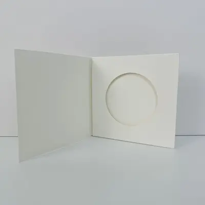 Folding Wrap-Around Small Sample Paper Box with Inner Hollow Cutout - 7
