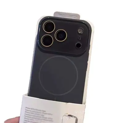 İnce Halka Manyetik Sıvı Silikon iPhone 17 Pro Telefon Kılıfı Yeni Model iPhone 16 Max Kristal Lens 18