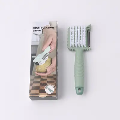 3-in-1 Fruit Peeler with Brush - 10