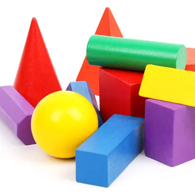 12 ilköğretim okulu matematik öğretim yardımcıları stereo geometrik model küp silindir şekli büyük parçacık yapı taşı oyuncaklar