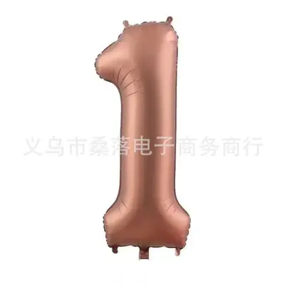 32 Inch Digital Aluminum Foil Balloon for Birthday Party Decoration