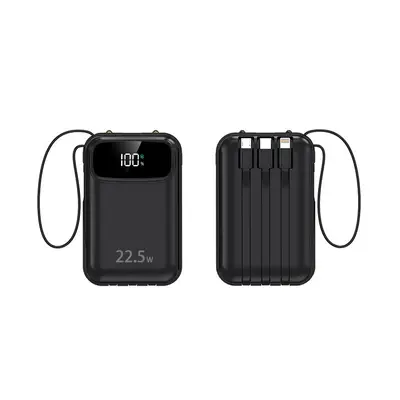 Çapraz Sınır 3C Sertifikalı Entegre Kablolu Hızlı Şarj Powerbank 20000mAh Ultra Yüksek Kapasiteli Taşınabilir Şarj Cihazı Özelleştirilebilir - 7