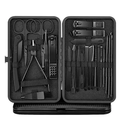 Nagelpflege-Set 24-teilig Edelstahl tragbar
