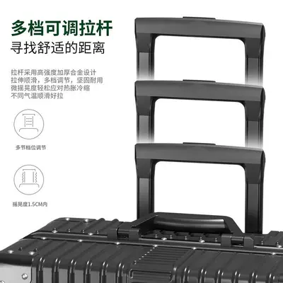 Large-Capacity Luggage Suitcase, Sturdy Thickened Shell, Universal Travel Case - 4