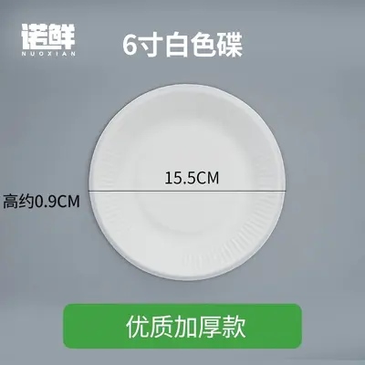 Disposable Eco-Friendly Paper Plates, Square and Oval, Picnic and BBQ - 11