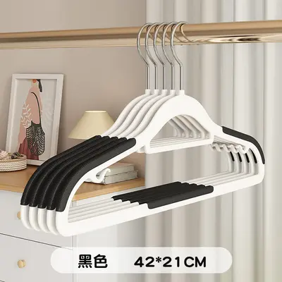 衣架家用挂衣晾晒衣挂衣服挂架加大衣撑子加粗加厚无痕防肩角滑 - 10