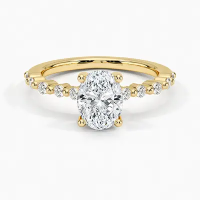 1-5 Carat Moissanite Wedding Ring, S925 Sterling Silver, 18K Gold Plated - 13