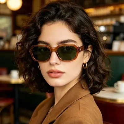 Unisex Sunglasses with UV Protection, Minimalist Design, Suitable for Driving