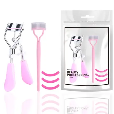 Duck Bill Wide-Angle Steel Eyelash Curler Set