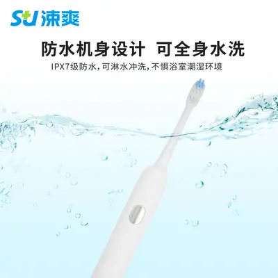 Sonic Electric Toothbrush, Rechargeable, Waterproof, Adult - 5