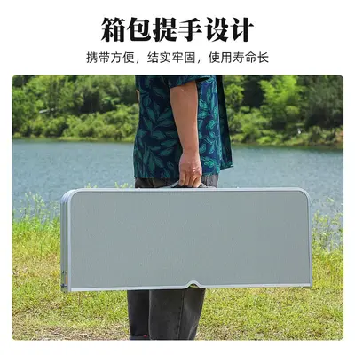 Foldable Aluminum Alloy Camping Table and 4 Chairs Set, Portable