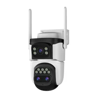 4-Kanal Heimüberwachungskamera 1080P Nachtsicht 360° Wireless - 11