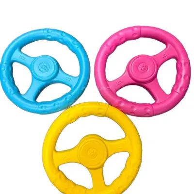 EVA Pet Toy with Built-in Bell Steering Wheel for Cats and Dogs